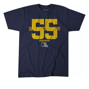 Michigan Wolverines Mason Graham #55 Jersey T-Shirt
